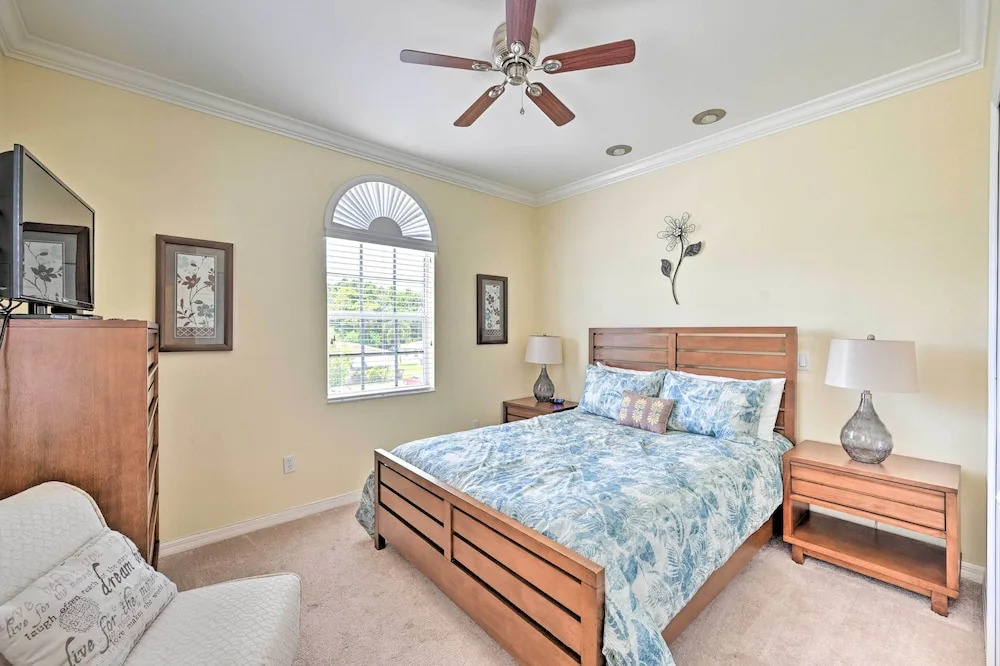 Pool & Boat Dock! Waterfront Cape Coral Townhome