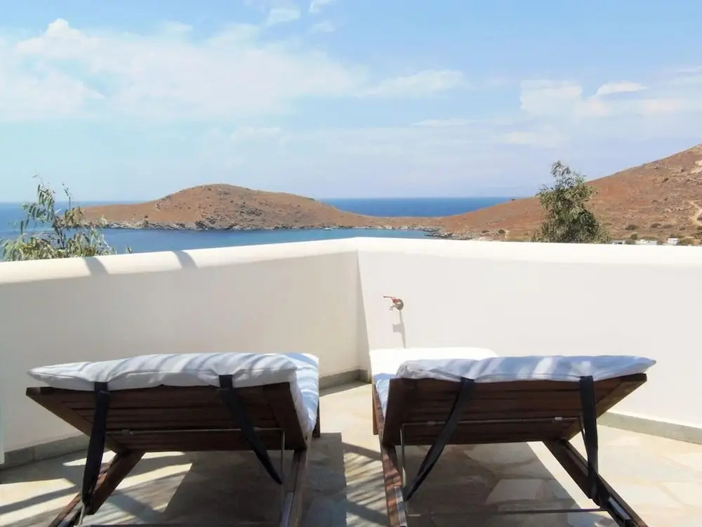 Amazing Villa Overlooking Syros Finest Beach