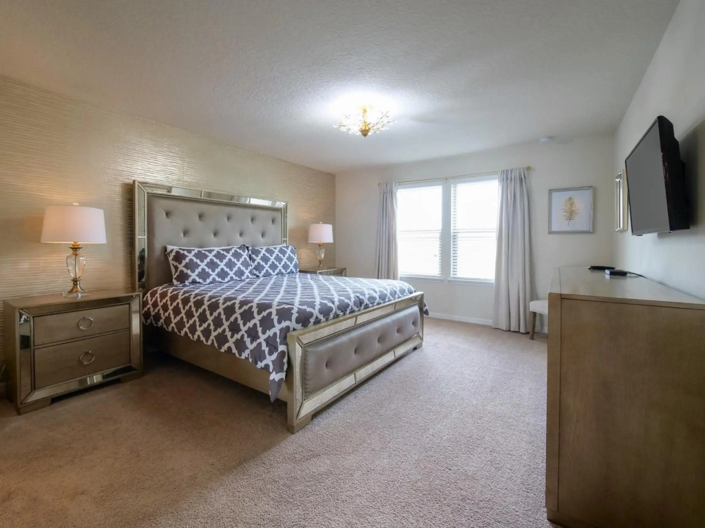 5Br 5Bath Townhome Pool BBQ 13min Disney 2260ft