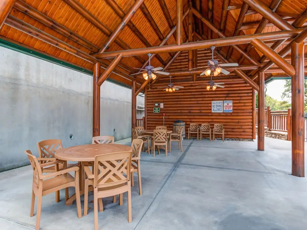Bear Creek Lodge Covered Bridge by Vtrips