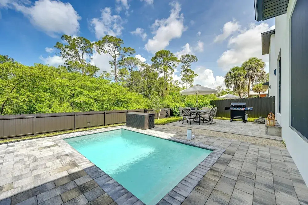 Walk to Celebration Park: Naples Home w/ Pool!