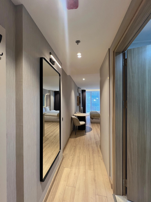 Апартаменты Premium 1st line, free rooftop pool and sea view