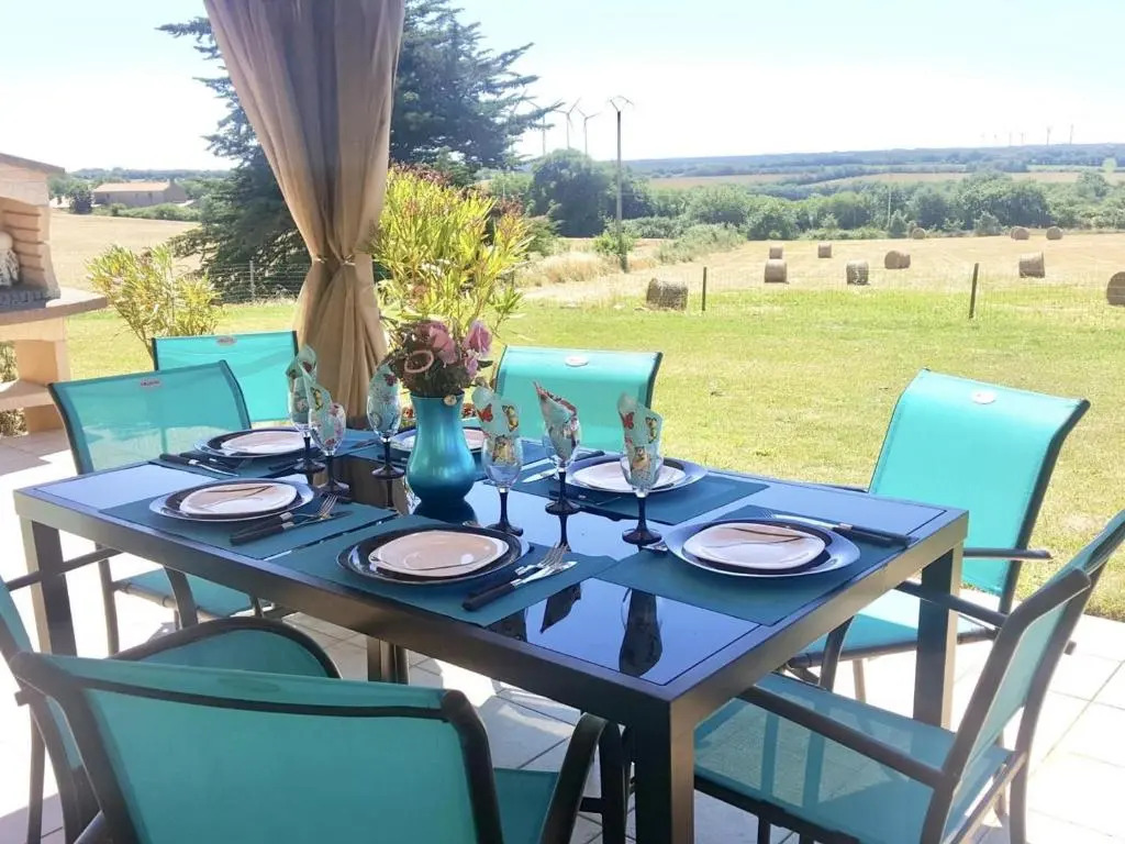 Maison récente à la ferme avec jardin, terrasses, 4 chambres, proche plages et pêche privée - FR-1-426-86