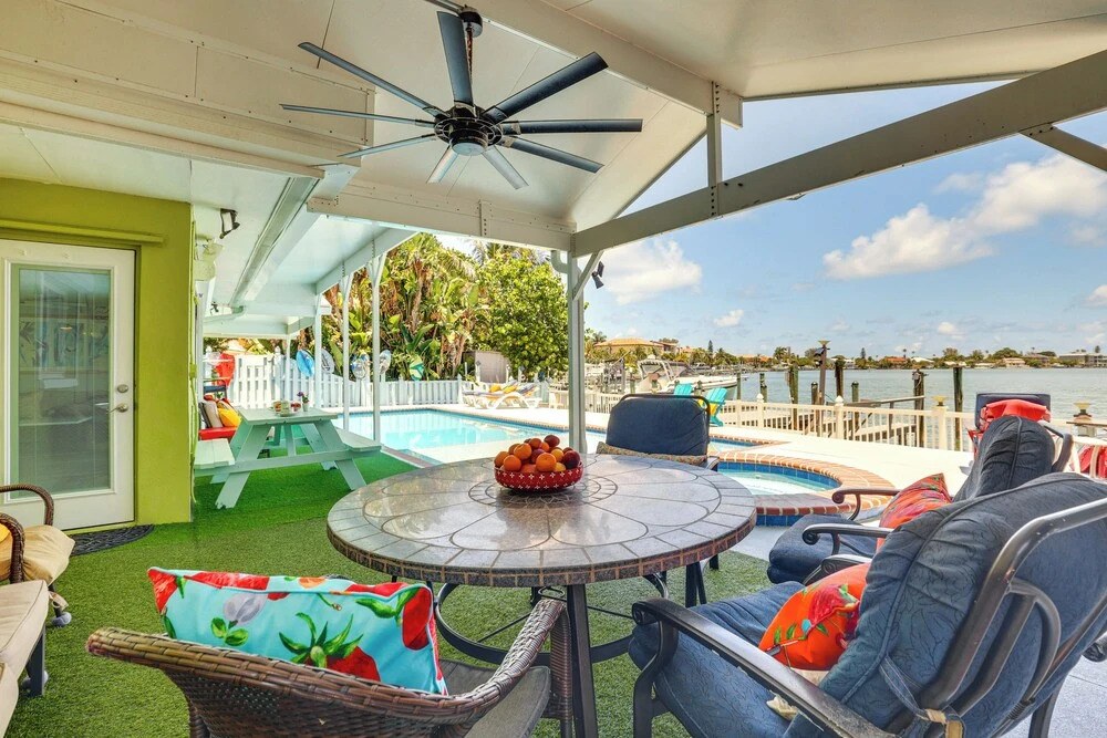 Waterfront Getaway w/ Pool & Dock - Walk to Beach!