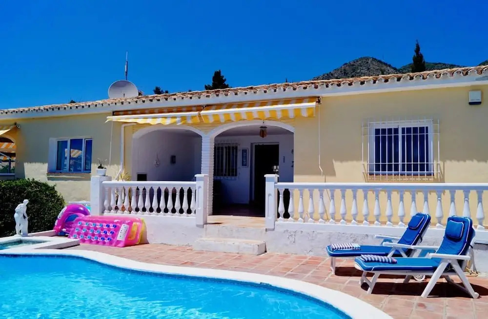 Villa with 3 Bedrooms in Benalmádena, with Wonderful Sea View, Private Pool, Furnished Terrace