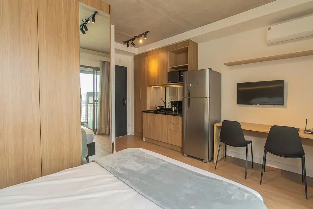 Loft Pet Friendly com Academia a 450m do Metr
