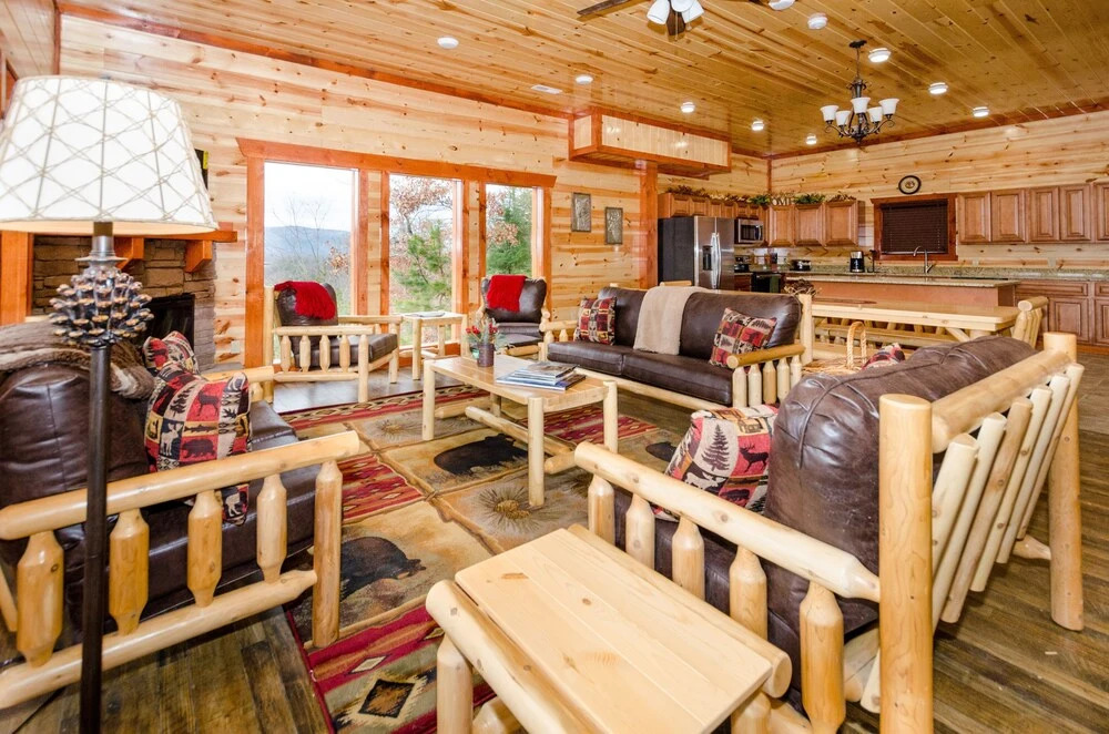 SmokyStays 6 BR Cabin w Indoor Heated Pool