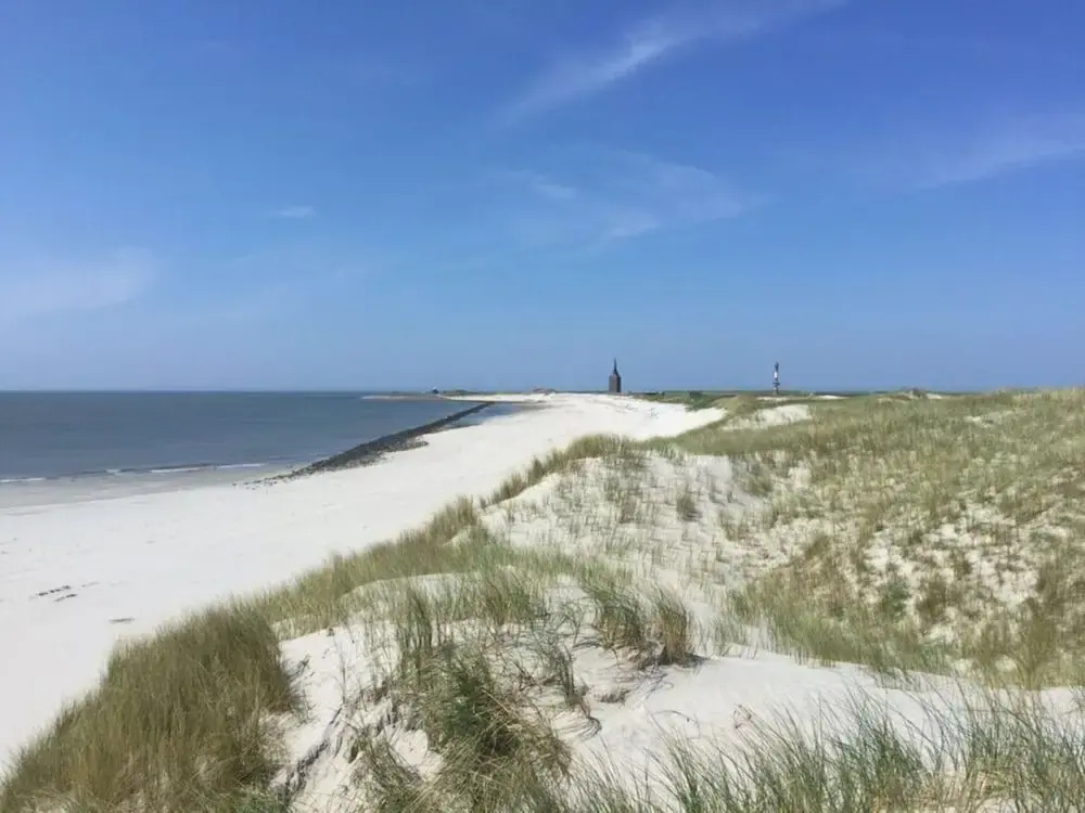Lagoon on the Wadden See on Wangerooge