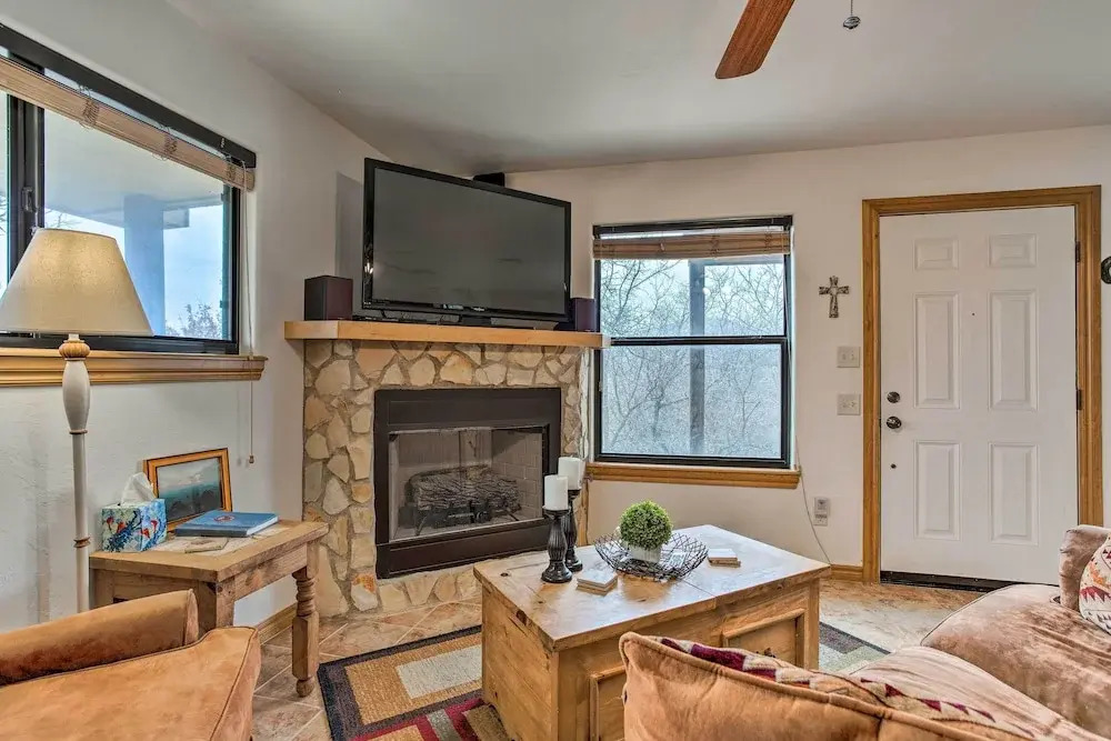 Medicine Park Cabin Rental w/ Mountain View