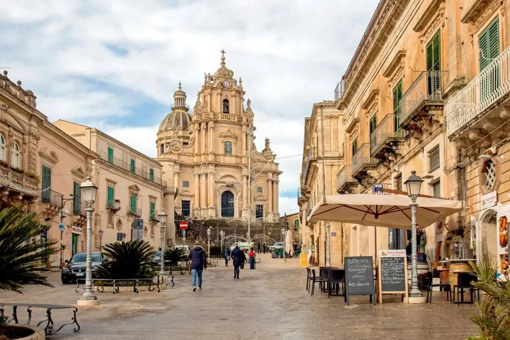Apartment with one bedroom in Ragusa with wonderful city view and WiFi 22 km from the beach