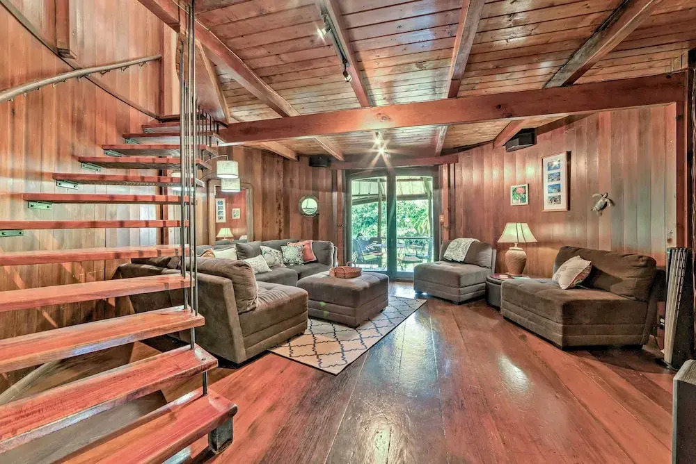 Tropical Cabana w/ Deck, Hot Tub & Lush Scenery!