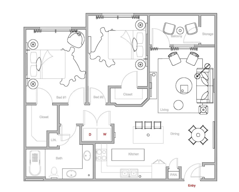 1BR2BR Downtown Austin byWanderjaunt