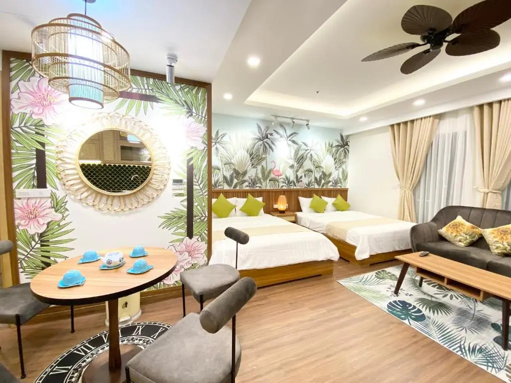 FLC SEA TOWER 2 giường đôi giá rẻ cho gia đình, nhóm bạn 4 người