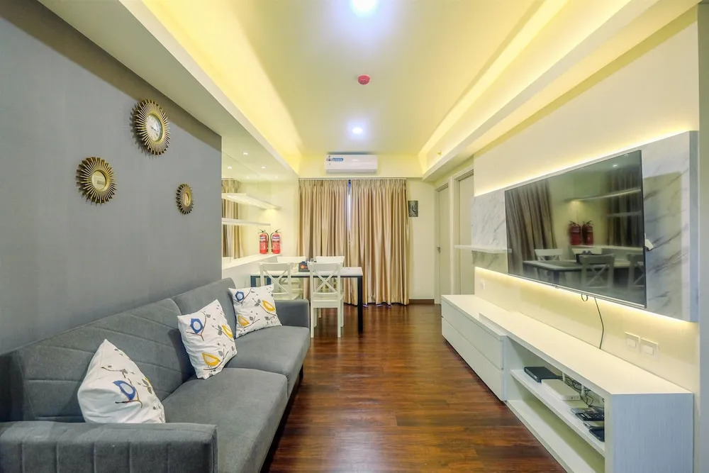 New Furnished and Minimalist 2BR + 1 Office Room at Meikarta Apartment