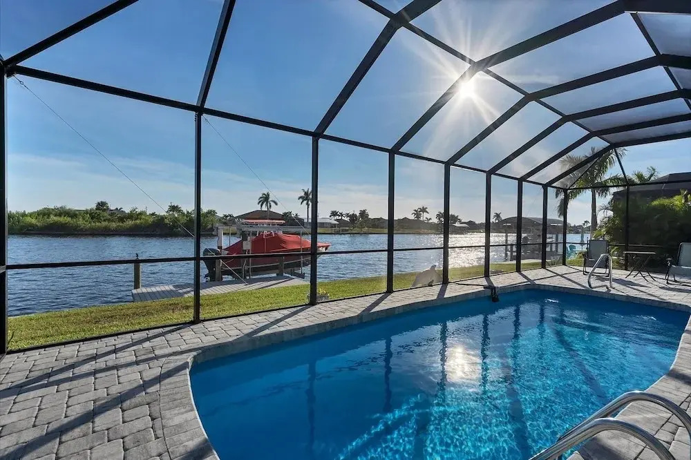 South Gulf Cove 2 Bedroom Canal Pool Home 2 Home