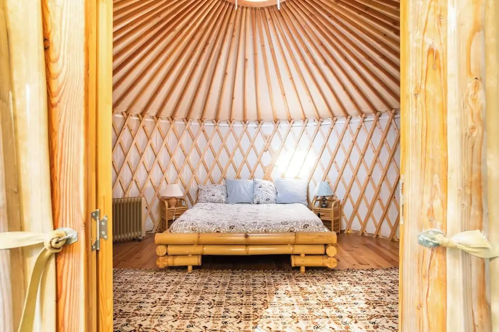 Room-a Yurt Among Olive Trees and the se