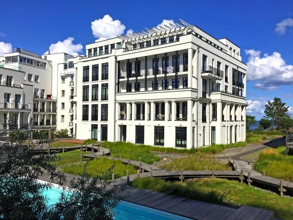 Villa Philine - Penthouse 28 mit Panoramablick, Pool, SPA & Kamin