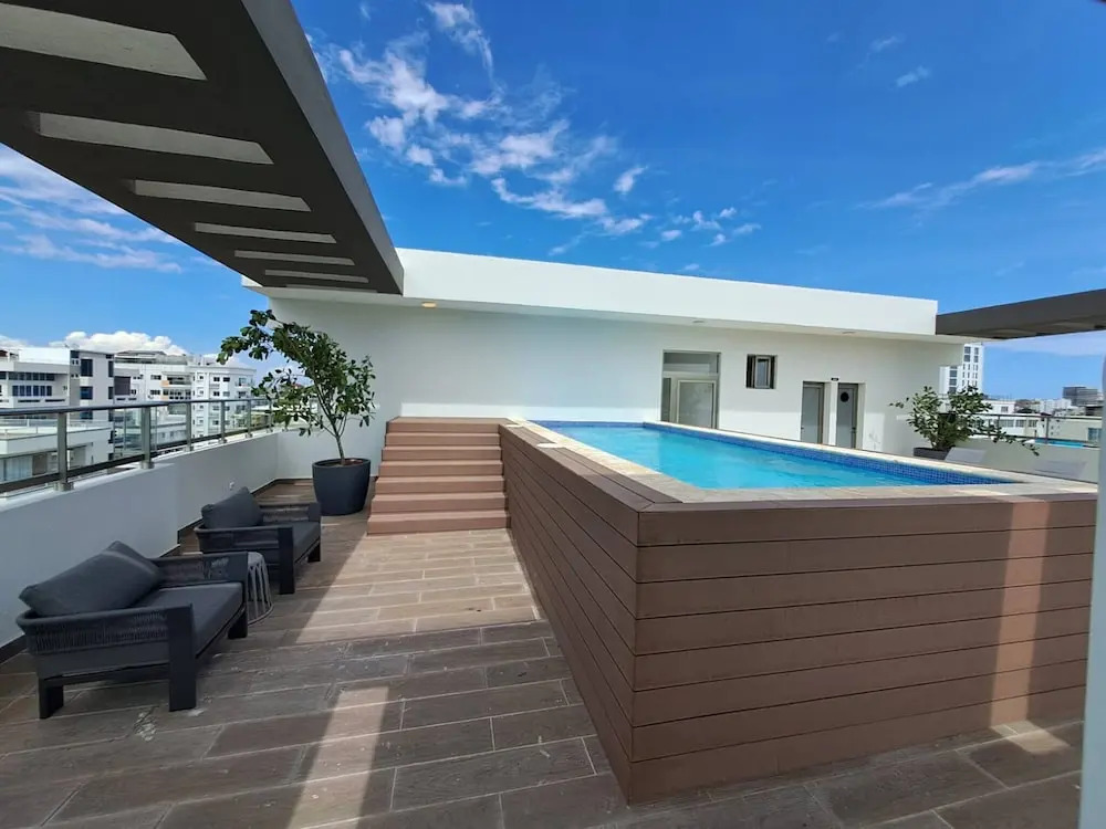 Goistay Elegant Refugio Caribeño 1br Gym Pool Naco
