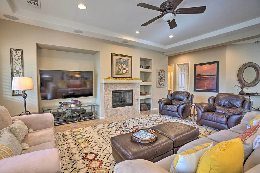 6 Mi to Coachella: Updated Home w/ Pool & Spa