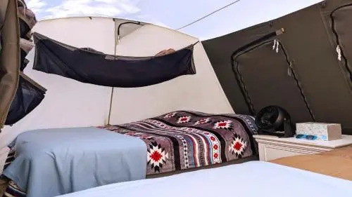 FunStays Glamping Setup Tent in RV Park #4 OK-T4