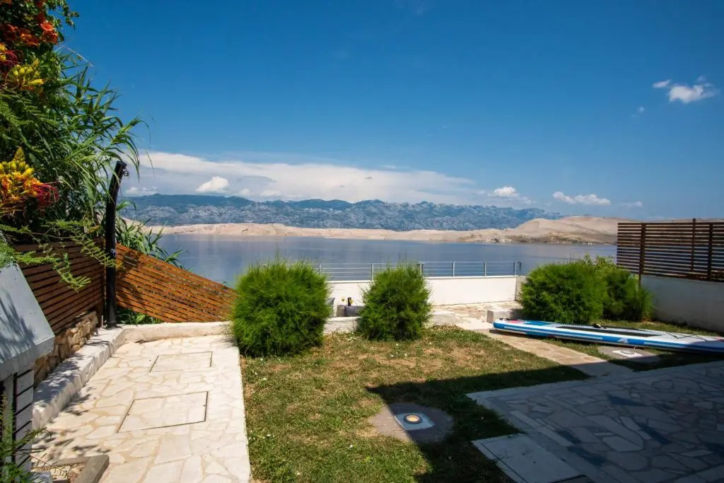 A White Cliffside Studio