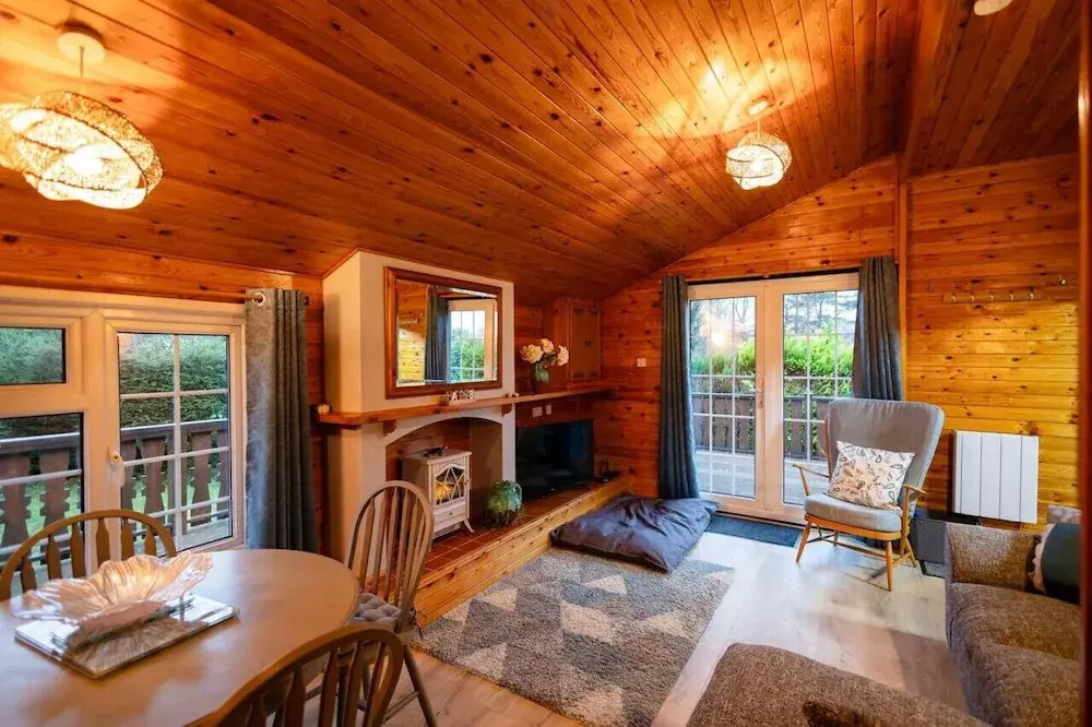 Cozy Log Cabin 346 - Rural Mid Wales