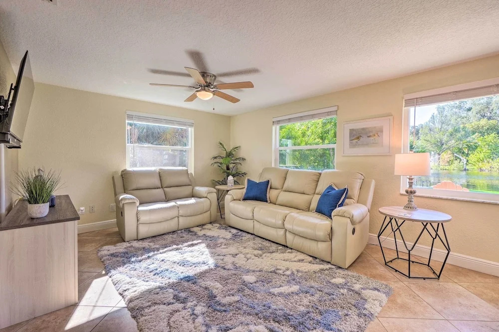 Riverfront Home w/ Putting Green & Boat Dock!
