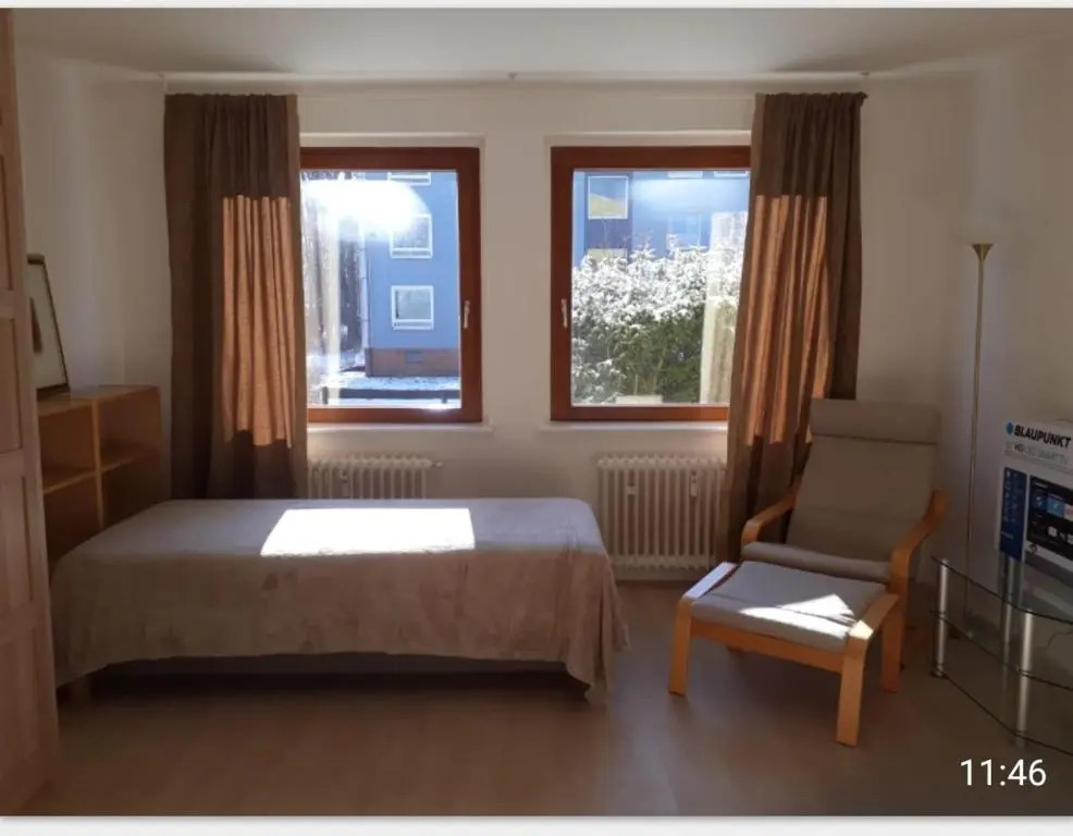 1-Zimmerappartment für Monteure, Handwerker, Studenten und Azubis mit eigenem Bad WC
