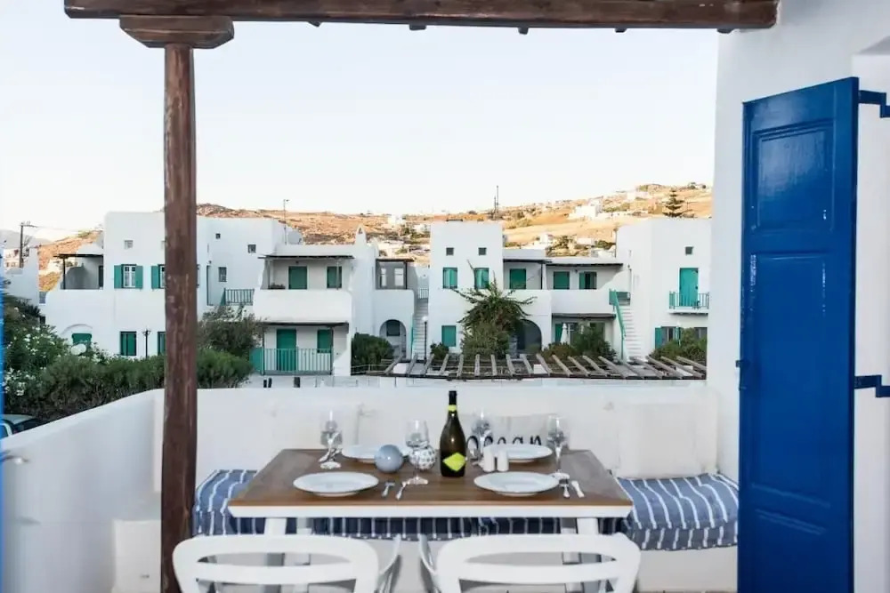Glamorous 2BR Villa in Ornos w Sea View