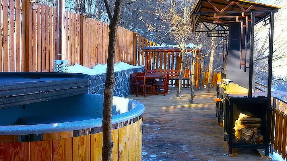 WoodNess Guest House Spacious 3BR Sauna BBQ area