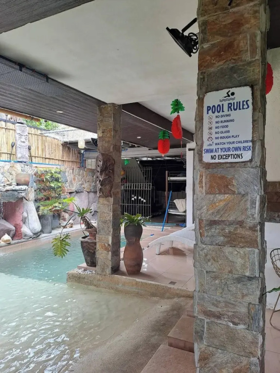 Tribal Bliss Private Resort in Lipa Batangas, a Privat Guest Room With Pool