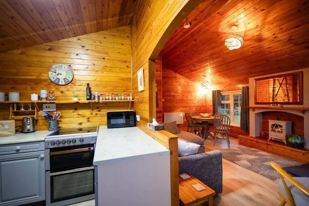 Cozy Log Cabin 346 - Rural Mid Wales