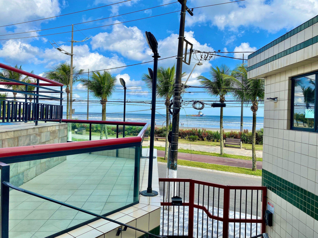 M012 Apto C/ 2 Sacadas | Frente Ao Mar Na V. Mirim
