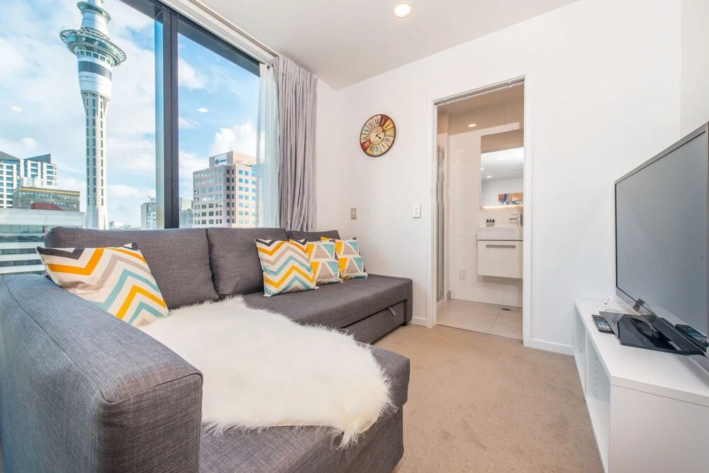 Ehome - Brand New Air Con-Amazing Skytower View On The Bed