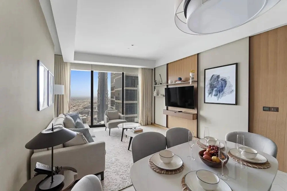 2BR Pool with Burj Khalifa View