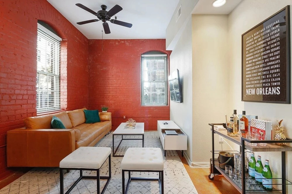 Spacious 3br/2ba Industrial Apt in Nola by Domio