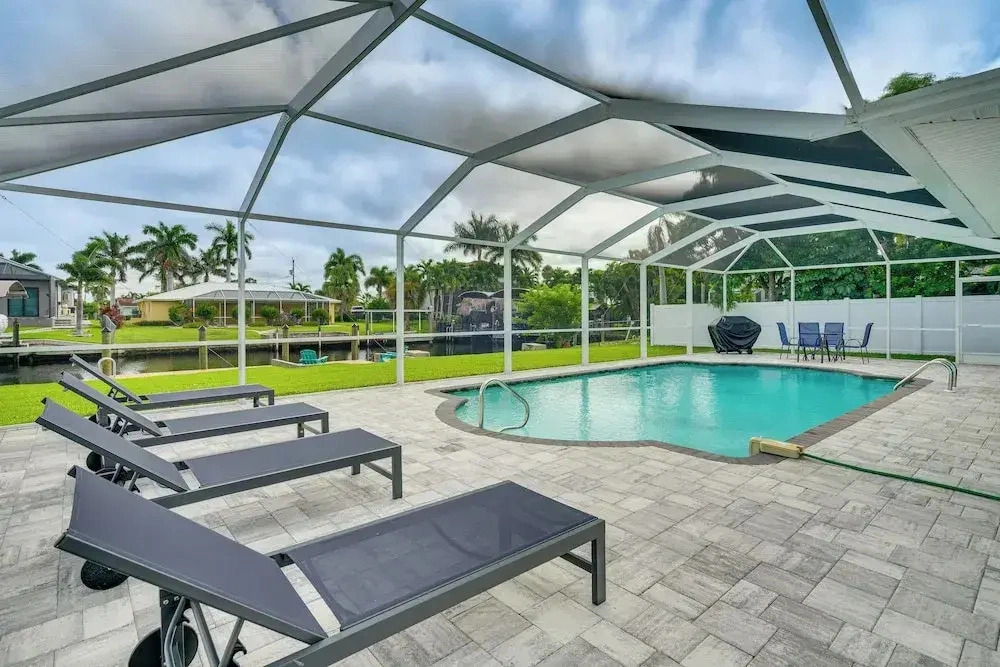 Fish & Swim: Waterfront Home w/ Dock in Cape Coral