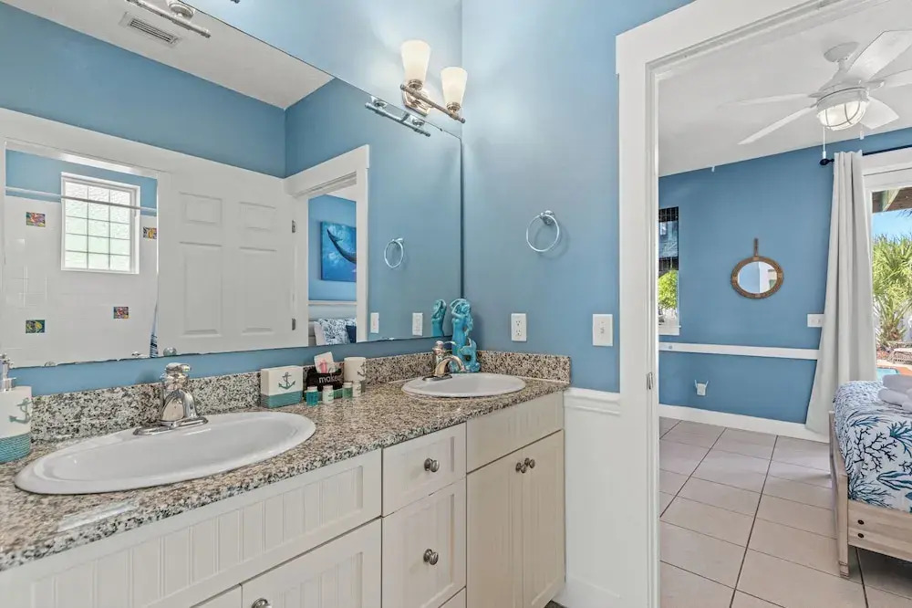 Seafoam Beautiful 3BR Home With Heated Private Pool - 4 Min Walk to Beach!