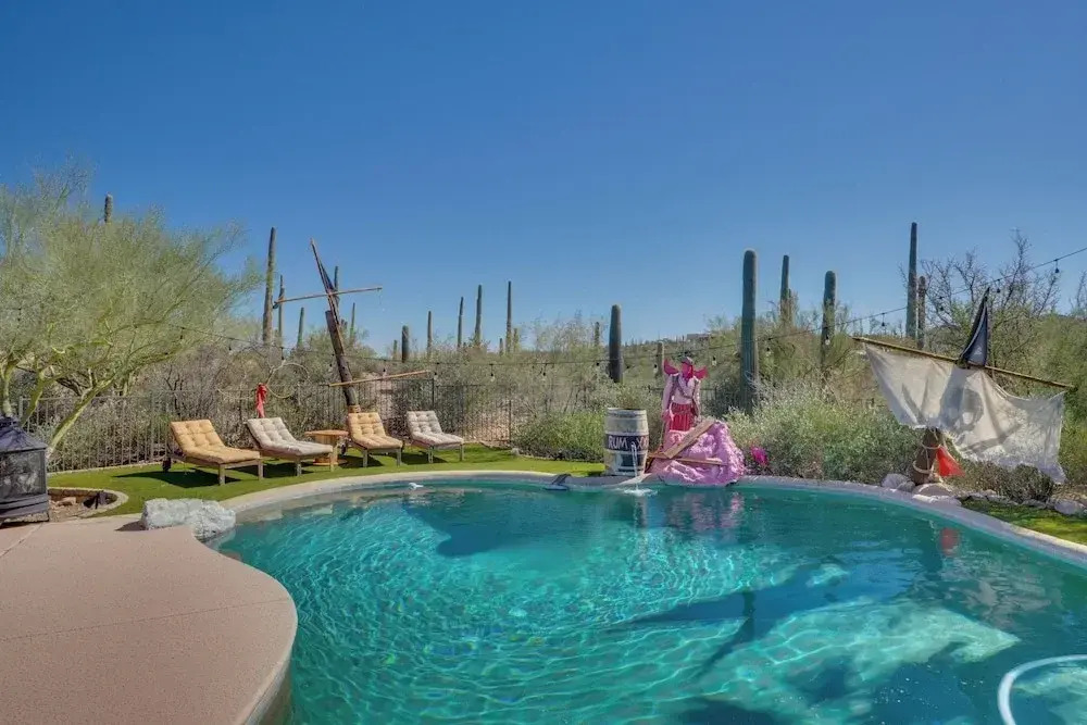 Pool & Stunning Mtn Views! Eclectic Tucson Home