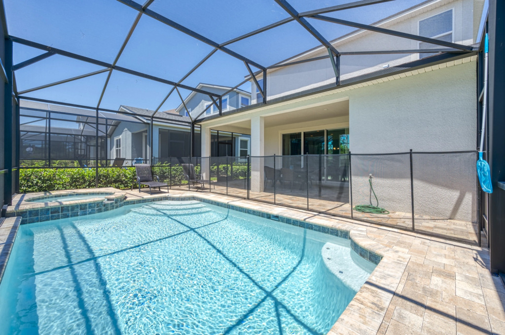 Spacious home with private pool near Disney