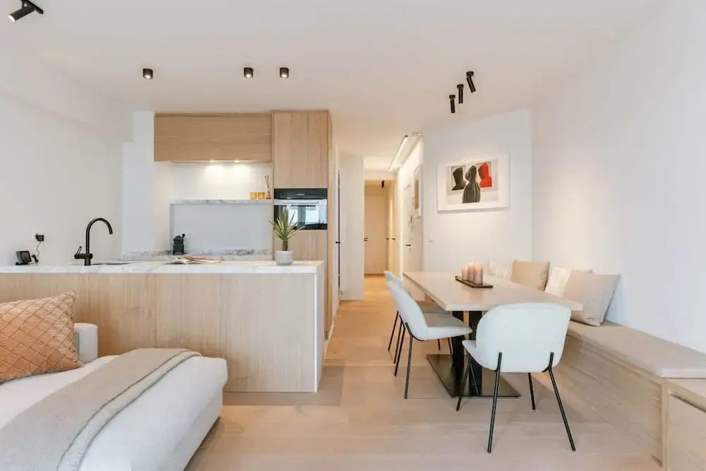 Trendy Apartment on top Location in Knokke for 7