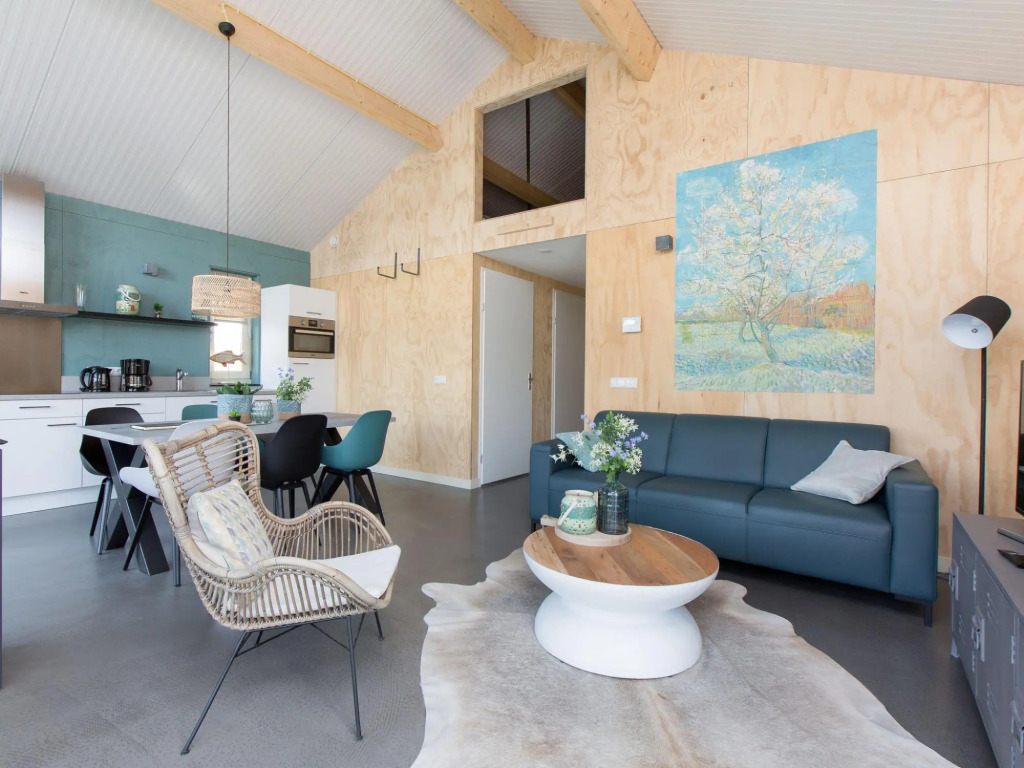 Bungalow With a Terrace Near the Sneekermeer