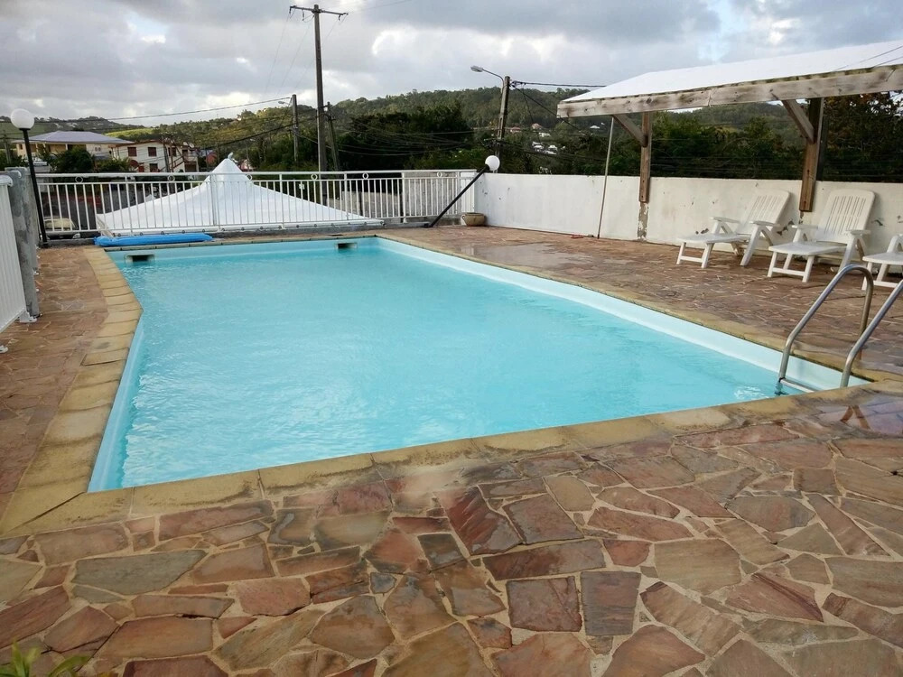 Apartment With 3 Bedrooms in Le Robert, With Wonderful sea View, Pool