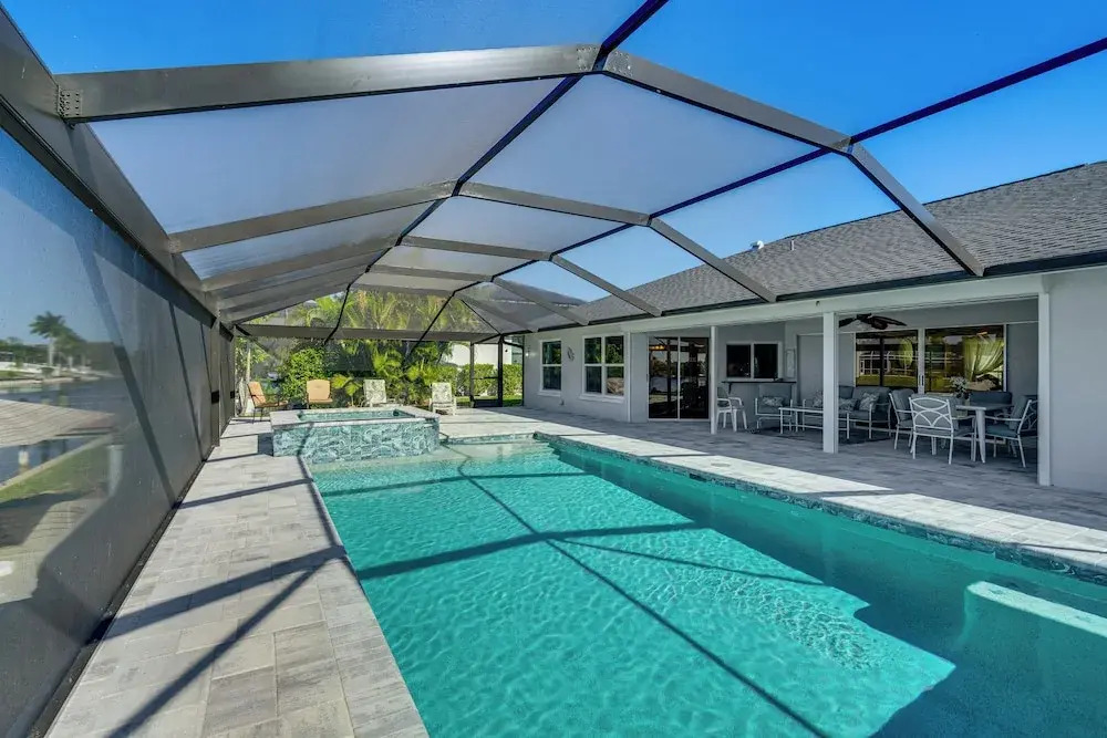 Waterfront Cape Coral Gem w/ Lanai, Pool & Dock