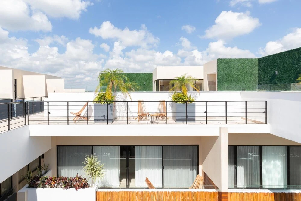 Excellent Modern Apartment in Aldea Zama Movie Theater Rooftop Pool Close to the Beach