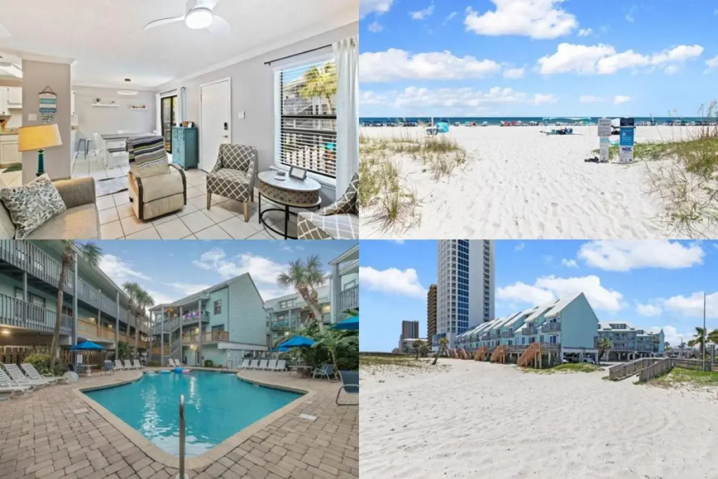 2-Bedroom Condo on Gulf Shores Beach w/Pool
