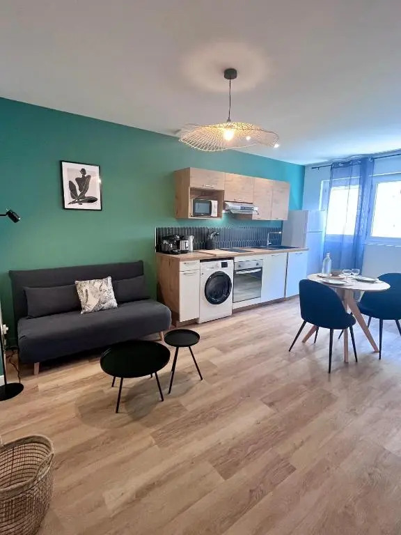 LE QUAI 1 - Spacieux Studio NEUF CALME - CLIM - WiFi - Gare à 200m