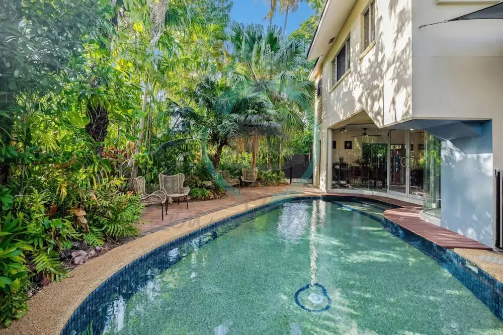 Zen Serene Seascape Family Pool BBQ Markets