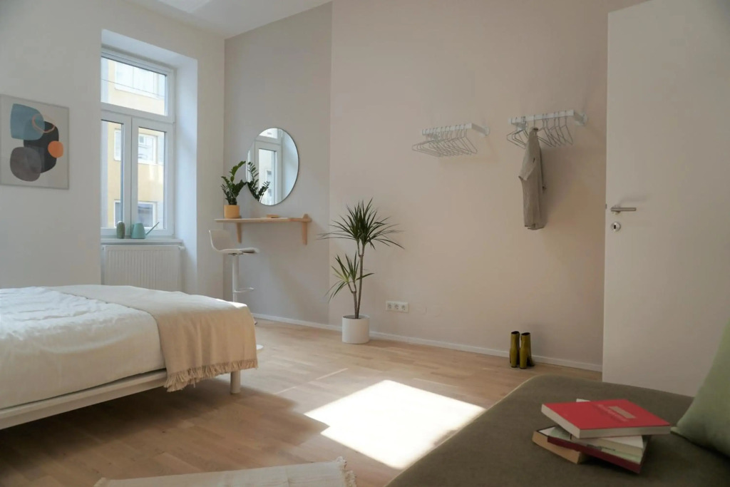 Schlicht und Elegant - Apartments mit 2 Schlafzimmern am Westbahnhof