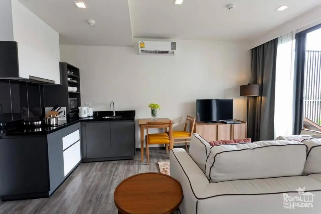 Modern 1 Br Wifi Pool Walk To Patong Beach